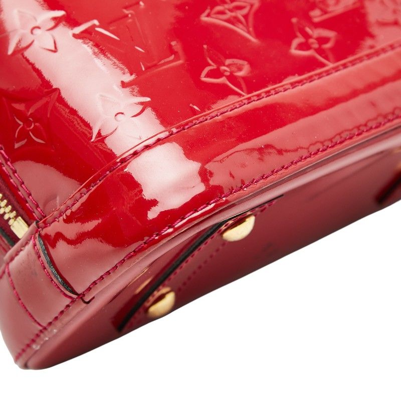 Louis Vuitton Monogram Vernis Alma BB Handbag Shoulder Bag 2way M91606 Pomme