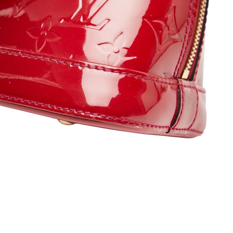 Louis Vuitton Monogram Vernis Alma BB Handbag Shoulder Bag 2way M91606 Pomme
