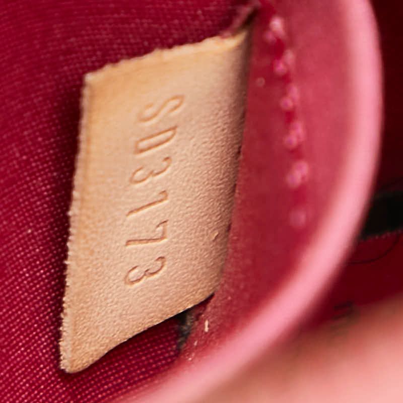 Louis Vuitton Monogram Vernis Alma BB Handbag Shoulder Bag 2way M91606 Pomme