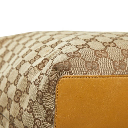 Gucci GG Canvas 002 1097 Beige Brown Canvas Leather Women's Gucci