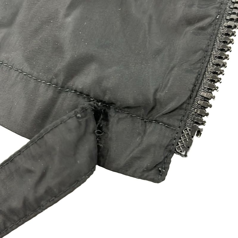 Prada Blouson Size 40 M Women Black Long Sleeves Zip Up Spring Fall