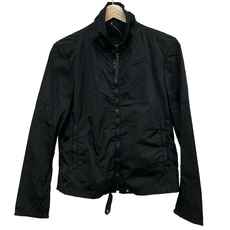 Prada Blouson Size 40 M Women Black Long Sleeves Zip Up Spring Fall
