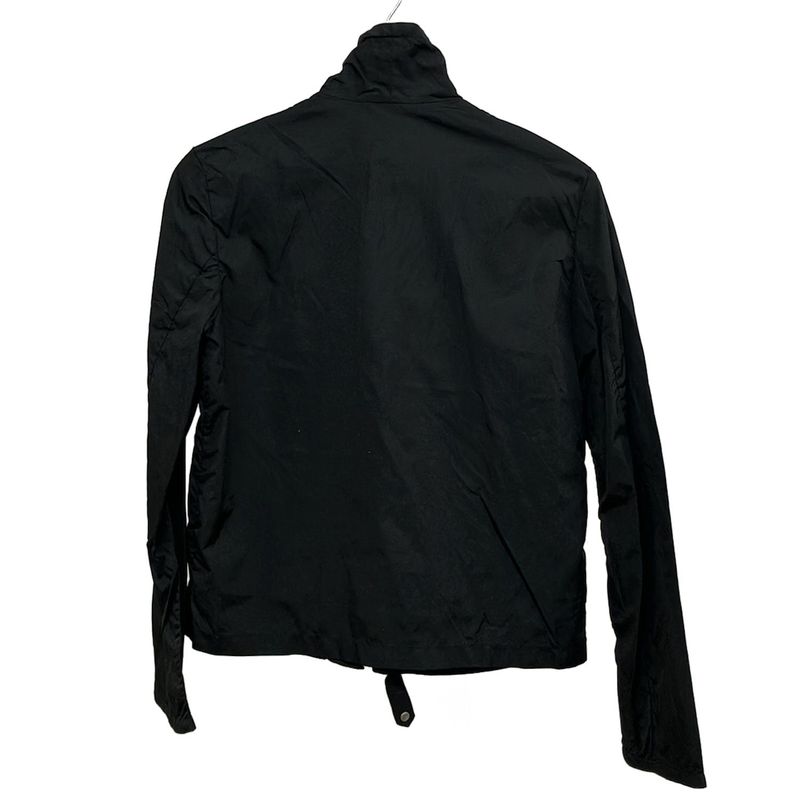 Prada Blouson Size 40 M Women Black Long Sleeves Zip Up Spring Fall