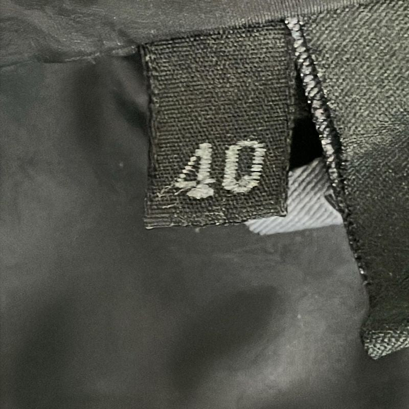 Prada Blouson Size 40 M Women Black Long Sleeves Zip Up Spring Fall