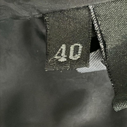 Prada Blouson Size 40 M Women Black Long Sleeves Zip Up Spring Fall