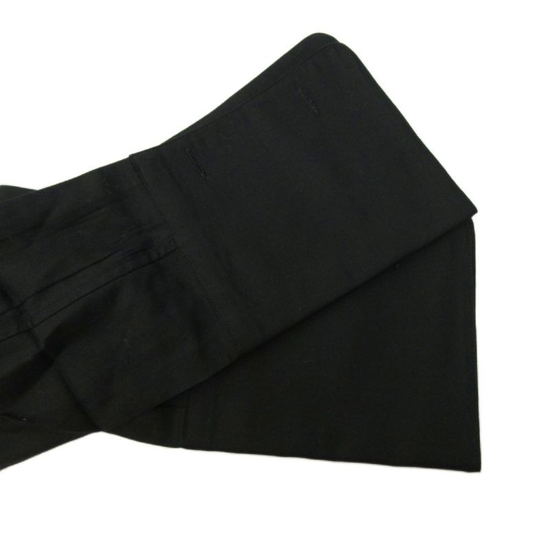 Prada Excellent Condition Vintage Dress Shirt None Fabric Long Sleeves 38 Black