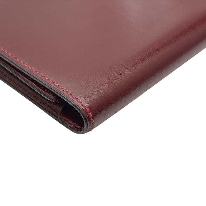 Hermes Bifold Card Case Pass Case Business Card Holder Billfold Box Calf