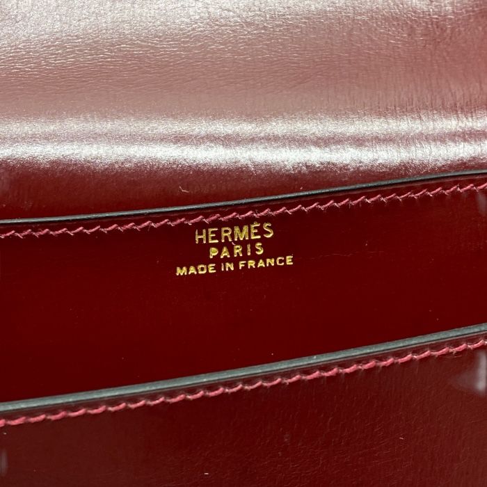 Hermes Bifold Card Case Pass Case Business Card Holder Billfold Box Calf