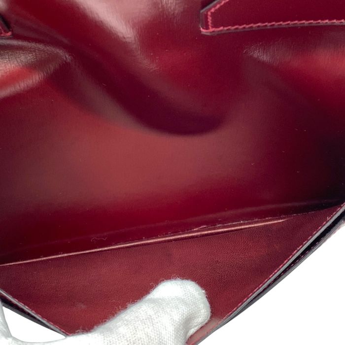 Hermes Bifold Card Case Pass Case Business Card Holder Billfold Box Calf