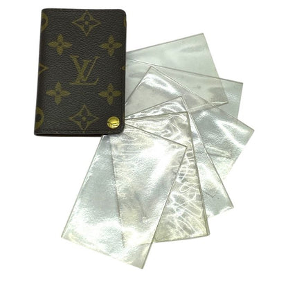 Louis Vuitton Monogram Porte Cult Cles Di Pless Ion Card Case Pass Case 7 Cards
