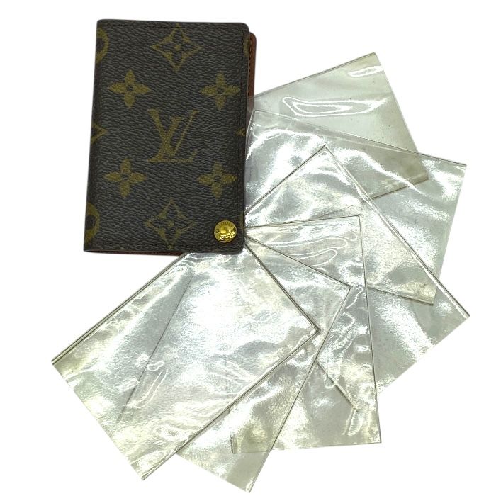Louis Vuitton Monogram Porte Cult Cles Di Pless Ion Card Case Pass Case 7 Cards
