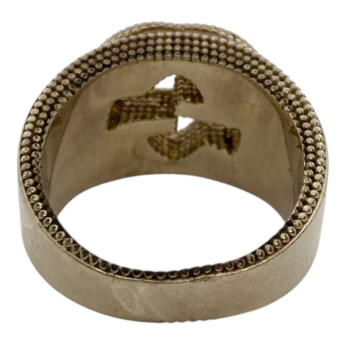 Gucci Interlocking G Ring Double G Accessory Silver Sv925 Gucci