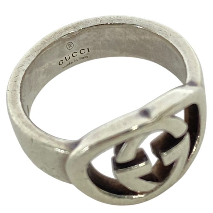 Gucci Interlocking G Ring Double G Accessories Jewelry Silver Sv925 Gucci [size