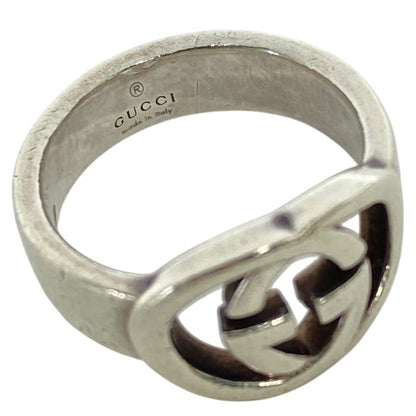 Gucci Interlocking G Ring Double G Accessories Jewelry Silver Sv925 Gucci [size