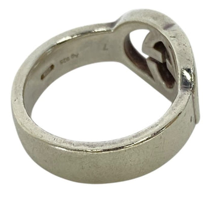 Gucci Interlocking G Ring Double G Accessories Jewelry Silver Sv925 Gucci [size