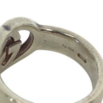 Gucci Interlocking G Ring Double G Accessories Jewelry Silver Sv925 Gucci [size