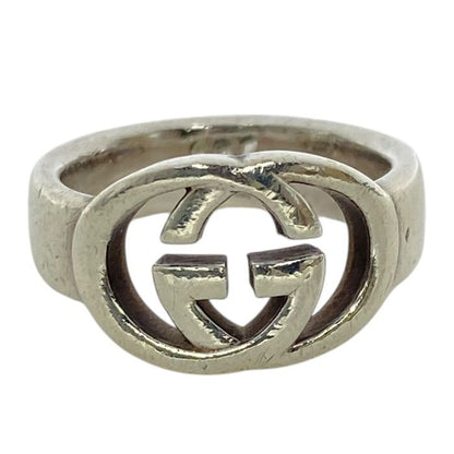 Gucci Interlocking G Ring Double G Accessories Jewelry Silver Sv925 Gucci [size