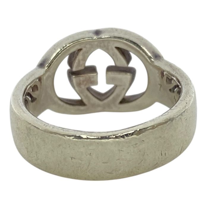 Gucci Interlocking G Ring Double G Accessories Jewelry Silver Sv925 Gucci [size