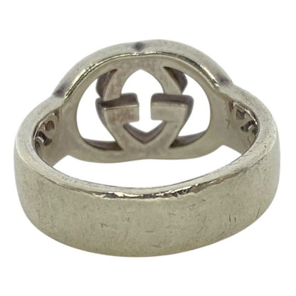 Gucci Interlocking G Ring Double G Accessories Jewelry Silver Sv925 Gucci [size