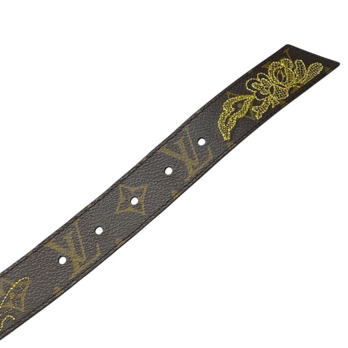 Louis Vuitton Santure Belt Arjun Monogram Dantele Accessories Logo Leather