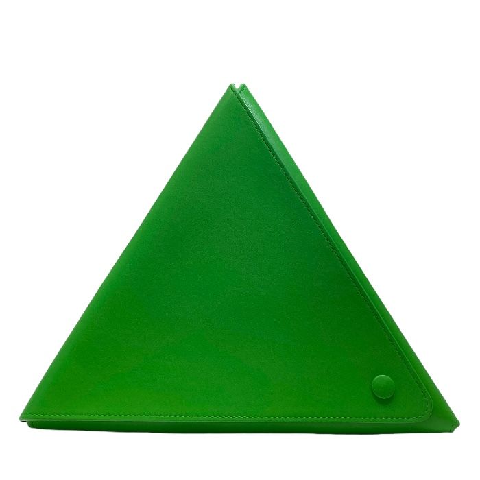 Bottega Veneta Clutch Bag Second Bag Triangle Leather Triangle Leather Pouch