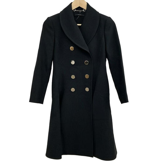 Gucci Coat Size 36 S Women's 348675 Zda08 Black Long Sleeves Spring Fall