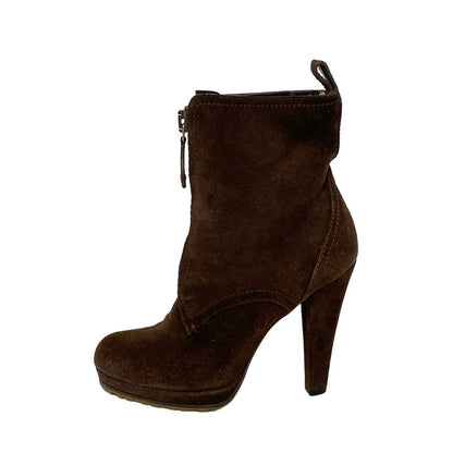 Gucci Short Boots 35 C Women 203013 Dark Brown Mouton