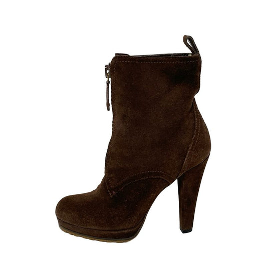 Gucci Short Boots 35 C Women 203013 Dark Brown Mouton