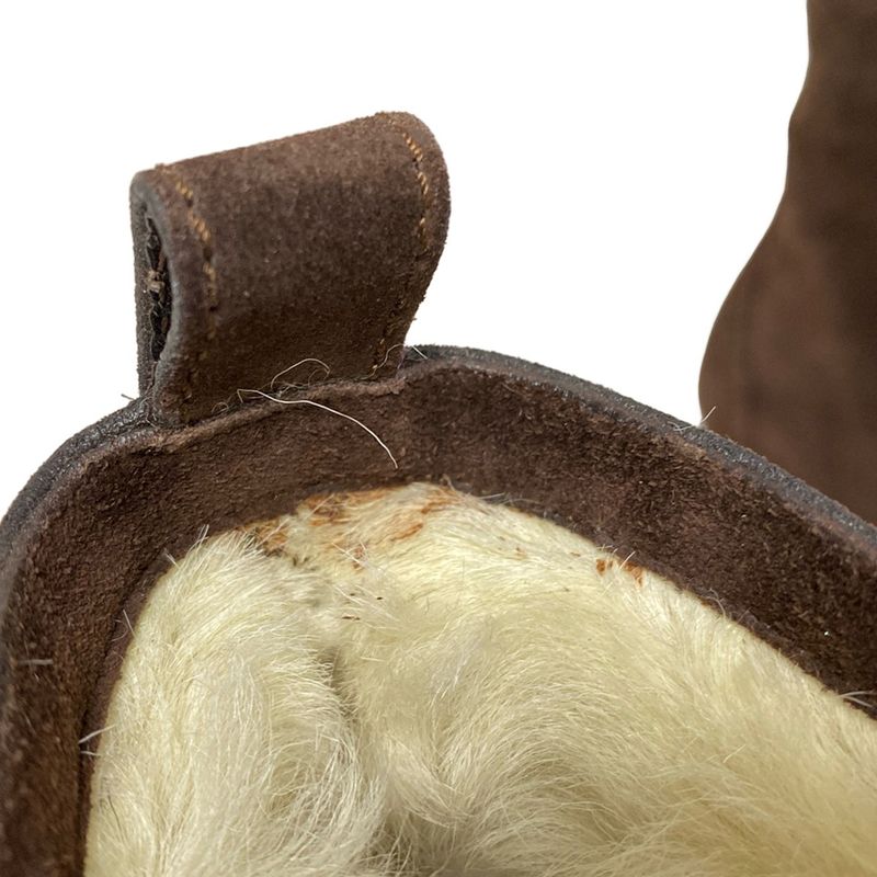 Gucci Short Boots 35 C Women 203013 Dark Brown Mouton