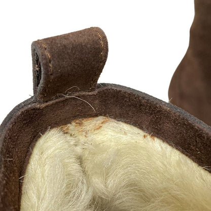 Gucci Short Boots 35 C Women 203013 Dark Brown Mouton