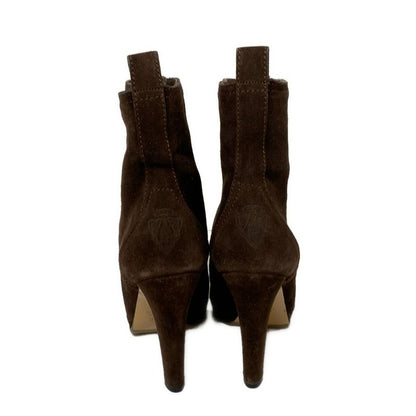 Gucci Short Boots 35 C Women 203013 Dark Brown Mouton