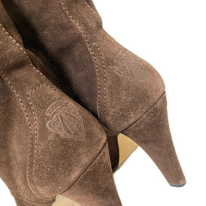 Gucci Short Boots 35 C Women 203013 Dark Brown Mouton