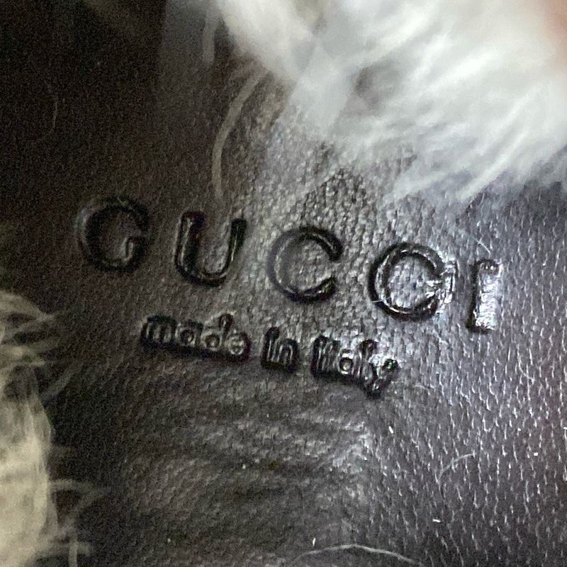 Gucci Short Boots 35 C Women 203013 Dark Brown Mouton