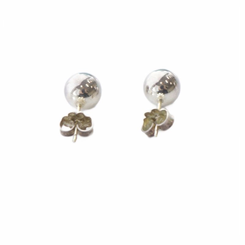 Tiffany & Co Hardware Ball Earrings in 925 Silver