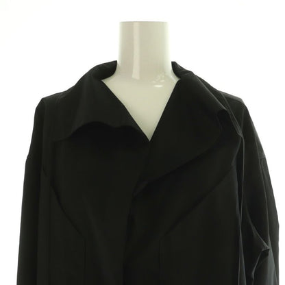 Hermes H5h0620dv 25 Years Draped Collar Shirt Blouse Long Sleeves Front Open