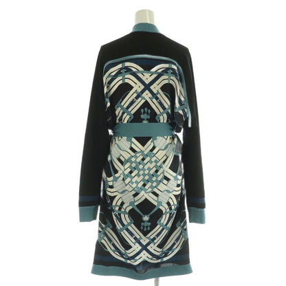 Hermes 24 Mors a Jouets Detoure Bridle Detoure Twill Raine Long Cardigan Long