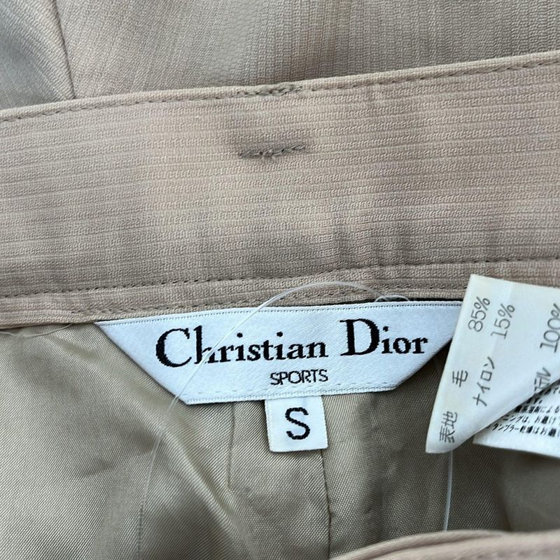 Christian Dior Sports Half Pants Size S Women's Beige