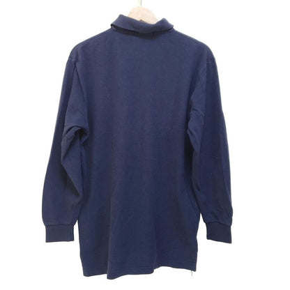 Christian Dior Monsieur Long Sleeve Polo Shirt Size M Men's Navy