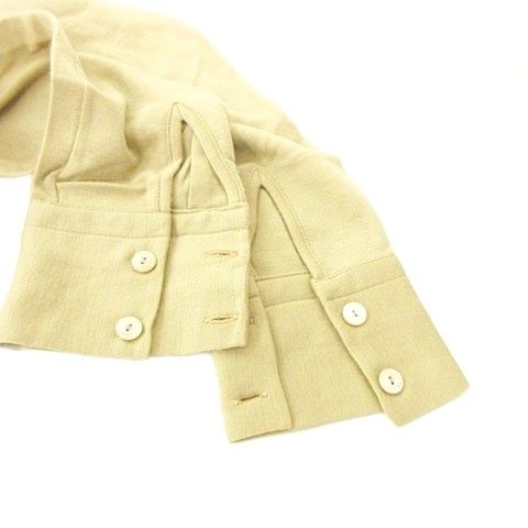 Loewe Long Sleeve Shirt Blouse in Knit Material Made in Italy Size S Beige Org