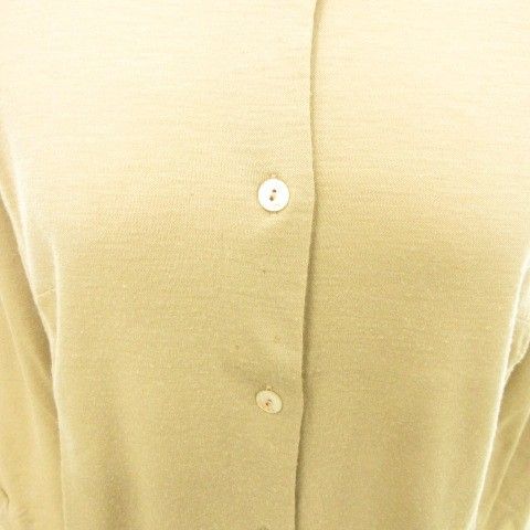 Loewe Long Sleeve Shirt Blouse in Knit Material Made in Italy Size S Beige Org
