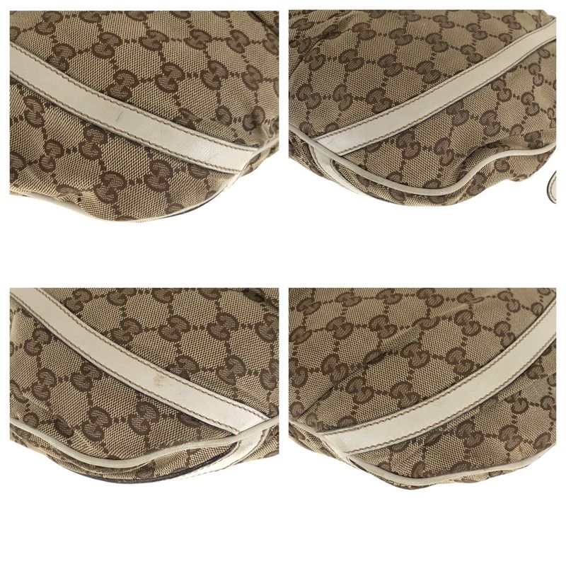 Gucci Abby Beige Ivory Gold Hardware 204940 Shoulder Bag Messenger Bag Women