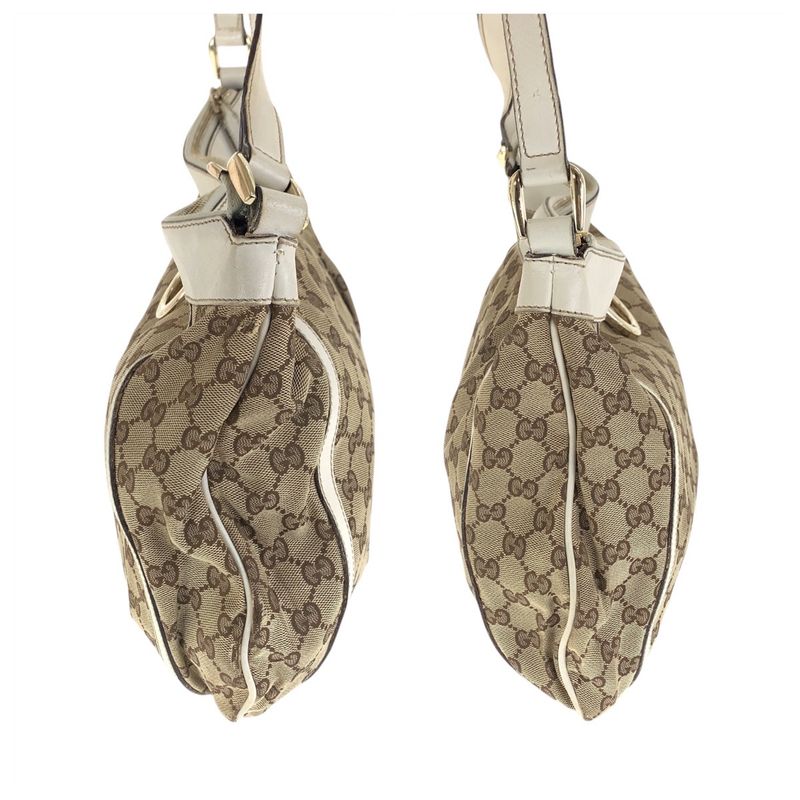 Gucci Abby Beige Ivory Gold Hardware 204940 Shoulder Bag Messenger Bag Women