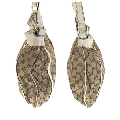 Gucci Abby Beige Ivory Gold Hardware 204940 Shoulder Bag Messenger Bag Women