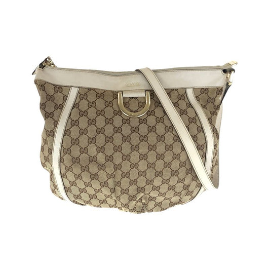 Gucci Abby Beige Ivory Gold Hardware 204940 Shoulder Bag Messenger Bag Women