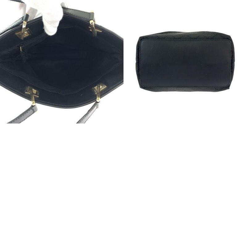 Gucci Black Gold Hardware GG Canvas 002 1099 Tote Bag Shoulder Bag Women 506381