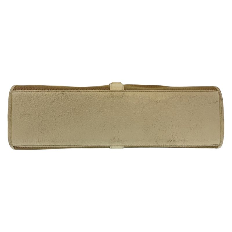 Gucci Jackie Beige White Silver Hardware Canvas 002 1067 Shoulder Bag Handbag