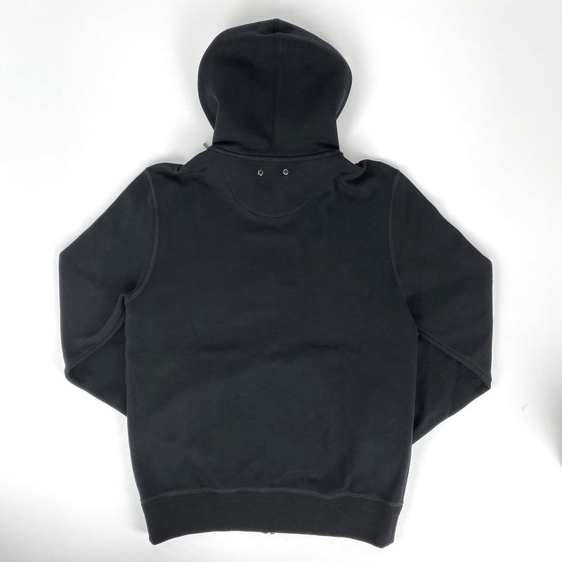 Louis Vuitton Logo Zip Up Hoodie LV Top Hoodie Cotton Nylon Black Men's