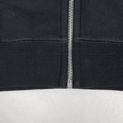 Louis Vuitton Logo Zip Up Hoodie LV Top Hoodie Cotton Nylon Black Men's