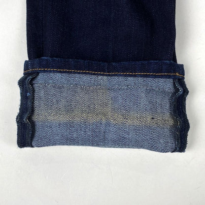 Prada Logo Denim Pants Tight Fit Bottoms Denim Pants Cotton Elastane Indigo