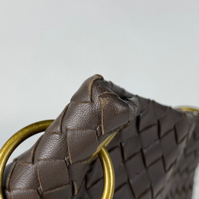 Bottega Veneta Veneta Intrecciato Shoulder Bag Crossbody Shoulder Bag Leather